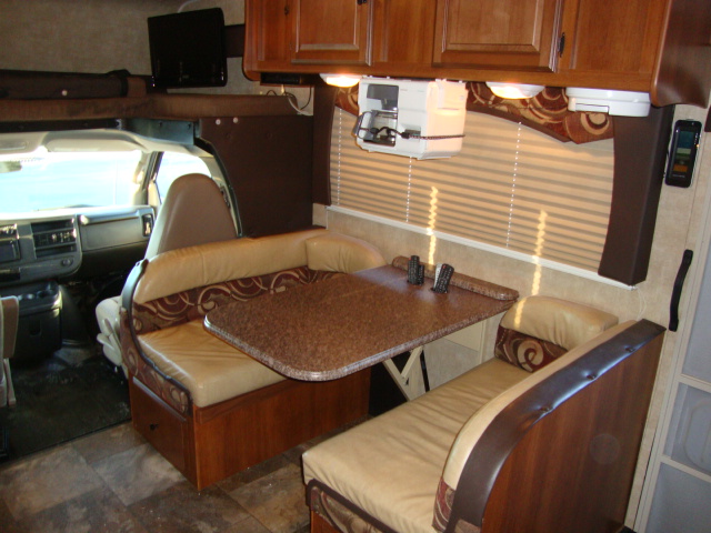 Stylish motorhome with a comfortable Kitchen set